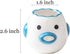 ZOSTLAND Egg Yolk Separator, HQ Creative Ceramics Cute Little Chicken Egg Yolk White, Funny Style Simple Automatic Separation Baking Assistant Too...