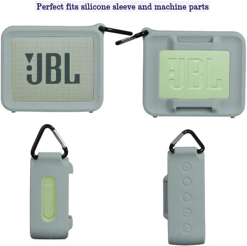 Hermitshell Silicone Carrying Case Replacement for JBL GO2 - Waterproof Ultra Portable Bluetooth Speaker (Mint)......