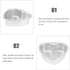 Luxshiny Heart Cake Pan 5pcs 4 Inch Mini Cake Pans Heart Shaped Cake Baking Moulds Aluminium Cake Tin Cheesecake Pan Bakeware for Wedding Birthday...