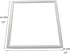 17 X 17" Plastic Cross Stitch Frame Square Embroidery Hoop White DIY Sewing Tools Sewing Hoop Handhold Craft Clip Embroidery Snap Frame Hoop for C...