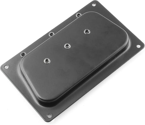 2Pcs Recessed Spring Loaded Speaker Handles, 5.1" x 3.15" Chest Cabinet Speaker Case Handles, Black...