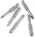 5 Pcs 1/4" Hex Shank Alloy Steel U Shape Magnatic Screwdriver Drill Bits Set Spanner Screwdriver Bits U4 U5 U6 U7 U8 50MM Length...
