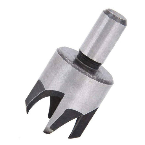 8pcs Wood Plug Cutter Drill Bit Set Straight and Tapered Taper 5/8" 1/2" 3/8" 1/4" Cutting Tool Cork Drill Bit Knife...