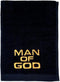 Swanson Christian Products Hand Towel Man of God Towel w/Gold Embroidery Pastor Appreciation Gift Fathers Day Present Face Towel Sweat Towels for ...