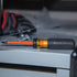 Klein Tools 32287 Insulated Screwdriver, 2-in-1 Screwdriver Set with Flip Blade, #1 and #2 Square Tips, Double-Ended Blades...
