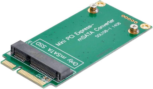 cablecc 3x5cm mSATA Adapter to 3x7cm Mini PCI-e SATA SSD for Asus Eee PC 1000 S101 900 901 900A T91...