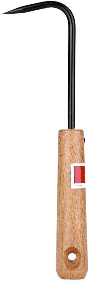 Bonsai Root Hook, Handle Weeder Garden Weeding Digging Cultivator Weed Remover Tool Single-Claw for Home Outdoor Garden...