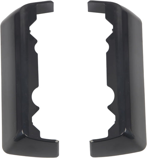 ITrims Car Accessories for Toyota Prado J150 2010-2022 Roof Rack Rail End Luggage Protector Center Cargo Rack Cover Shell Cap Trims ABS Black 2PCS...