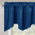 Luxury Decoration Velvet Valance Curtains - Light Blocking Small Window Scalloped Valance with Solid Rod Pocket Thick Privacy Tier Curtain for Caf...