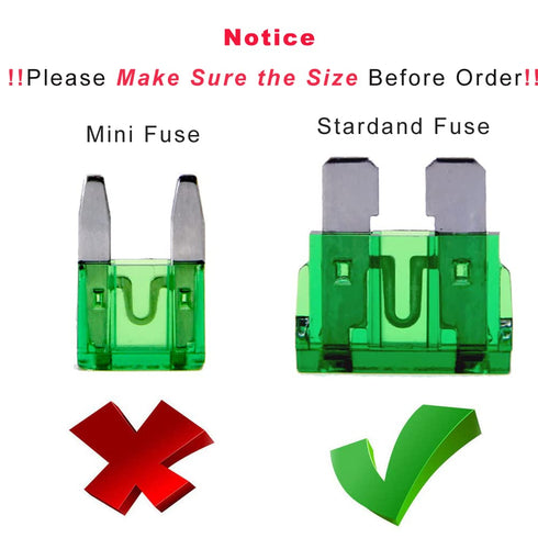 (20 pcs) 5 Amp Standard Blade Fuse, 5 A Automotive Fuse for Car Truck...