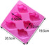 2 Pack Hot Lips Soap Molds, 3D Sexy Red Lips Kisses Collection Silicone Molds Chocolate Candy Bath Bomb Lotion Bar Mould Ice Cube Tray Cupcake Cak...