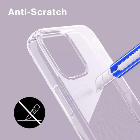 Astra Case for Iphone 14 Pro Max Crystal Clear 6.7 inch, Non-Yellowing, Anti-scratch, Slim Fit, Non-slip Bumper Protective Shockproof Cover (Pack ...