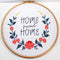 Embroidery Starter Kits with Sweet Home Pattern and Instructions, Plastic Embroidery Hoops,Threader,Color Threads and Needles,Embroidery Kit for B...