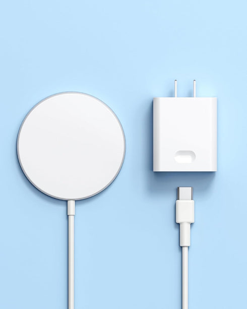 Magnetic Wireless Charger for iPhone 15 14 Wireless Charger with 20W PD USB C Charger, 2 Pack SMOONFACE Compatible with Magsafe Charger for iPhone...