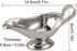 Stainless Steel 3 OZ Gravy Boat Juice Bucket Dish Roasting Sauce Dish 3 Pack...