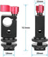 CAMVATE Camera Hot Shoe Mount Articulated with 15mm Rod Clamp Have 1/4"-20 Screw Hole to Attach DIY Accessories - 1435...