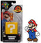 THE SUPER MARIO BROS. MOVIE 1.25 inch Mini Figure with Question Block with Sticker Combo Pack (Tanooki Mario)...