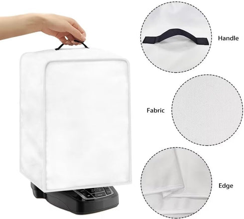 Coffee Maker Cover Kitchen Appliance Covers Dust Cover Waterproof Coffee Pot Cover with Top Handle for Most Standard Coffee Maker Coffee Print...