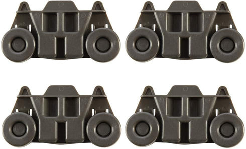UPGRADED W10195416 (Packs of 4), Dishwasher Wheels Lower Rack for Kitchenaid Whirlpool Maytag Kenmore.Dishwasher Rack Parts .W10195420 AP5983730 W10579095A W10311123B PS11722152 Replacement Wheels