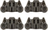 UPGRADED W10195416 (Packs of 4), Dishwasher Wheels Lower Rack for Kitchenaid Whirlpool Maytag Kenmore.Dishwasher Rack Parts .W10195420 AP5983730 W10579095A W10311123B PS11722152 Replacement Wheels