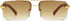 Gleyemor Mens Sunglasses Fashion Rimless Rectangle Sunglasses Square Frameless Sunglasses for Men...