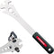 6-in-1 Bicycle Pedal Wrench - Mountain Bike Pedal Removal Spanner with Extra Long 12.6-inch Handle, Includes 15mm, 9/16-inch, 10T, 6/8/10mm Hexago...