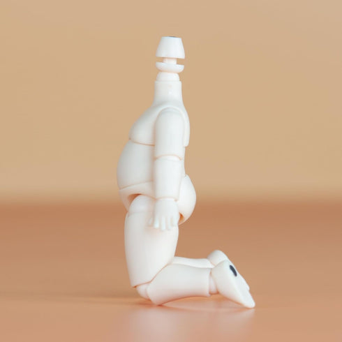 YMY Pear shaped Doll Body 1/12 scale Cute fat Action figure Suitable for YMY 1/12 1/8 BJD GSC doll head ?Honey Peach?...