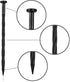 Spiral Landscape Anchoring Spikes 8 in 30 PCS Plastic Garden Spikes for Artificial Turf, Paver, Weed Barrier, Tent and More...