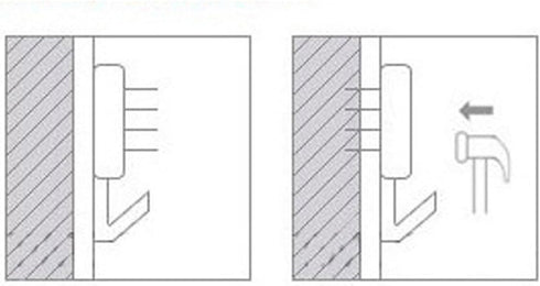 20PCS White Durable Assorted Concrete Hard Wall Photo Album Picture Hanging Kit Picture Frame Nail Hook Hanger Plastic Wall Hook Seamless Nail...