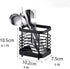 Oidium Silverware Holder,Small Utensil Holder Stainless Steel,Utensil Drying Rack,Chopstick Holder 4x4x3 In,Fit for Kitchens,Picnics,Office…...