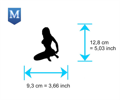 UMR-Design AS-137 pinup Airbrushstencil Step by Step Size M...