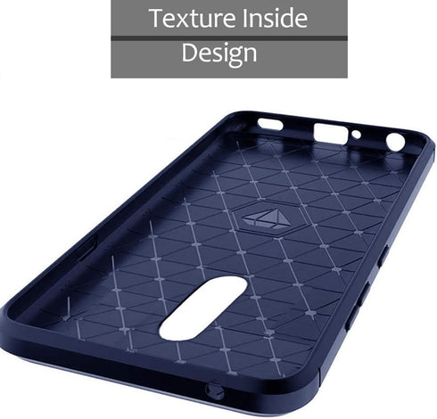 Compatible with LG Tribute Dynasty Case,Aristo 3 Case,Rebel 4 LTE Phone Case,Slim Thin Soft Flexible TPU Carbon Fiber Shockproof Texture Protectiv...