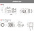 4 Pin Connector, Waterproof Industrial Solder Connector, Aviation Wire Connector for Automotive, Power, Marine, New Energy, Solar Energy, and Othe...
