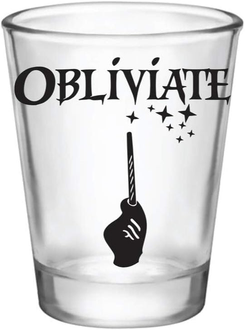 Obliviate Shot Glass/Cup-Wizard Gifts-Birthday Shot Glass for Men/Women-1.75 oz...