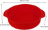 11.42inch Silicone Cake Molds, DIY Baking Cake Pan Tray Bakeware Pan Quick Release Baking Pans for Layer Cakes, Cheese Cakes (Red)...