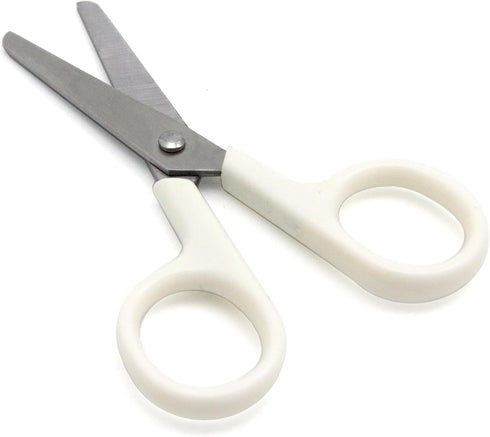Child Scissors Set, 2 Piece with Colorful Covers, Stainless Steel Blades...