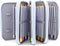 BTSKY® Handy Wareable Oxford Pencil Wrap Case 72 Slots Pencil Bag for Watercolor Pencil(Grey)...