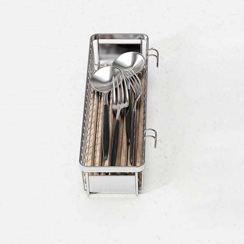 kaileyouxiangongsi Drawer Organizer, Silverware Organizer for Kitchen, Utensil Mesh Drawer Organizer for Chopsticks/Spoon/Fork/Knife, 304 Stainles...