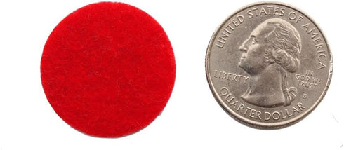 Playfully Ever After 1 Inch Red 100pc Stiff Felt Circles...