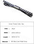 Men's Screw Thread Collar Clips Tie Collar Bar Pin Gold Silver Black Metal Cravat Clip Shirt Collar Pin...