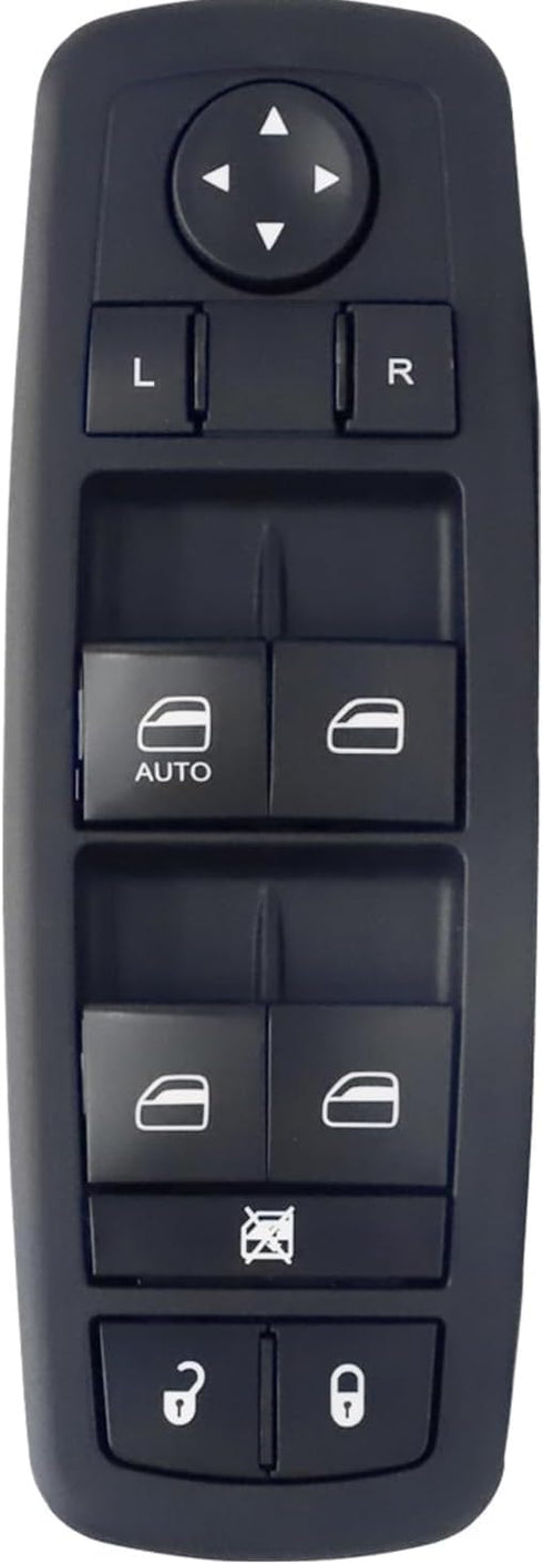 Front Driver Side Master Power Window Switch Door Lock Main Control Button Automotive Interior Trim Compatible with 2008-2012 Dodge Journey & Nitr...