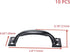 10 Pack 3 Inch Long Kitchen Cabinet Pulls Metal Bow Handles Matte Black Shed Door Handle Gate Handles Hardware for Drawer, Cupboard, Barn Door...