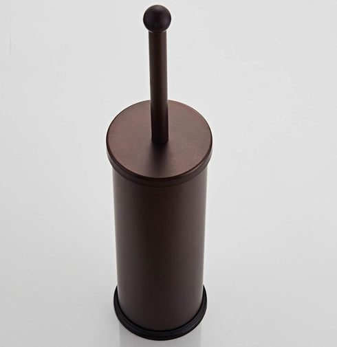 Bronze Toilet Plunger with Holder for Bathroom Metal Canister Holder Drip Cup, Heavy Duty, Deep Cleaning,Quick Dry Bronze...