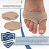 Dr. Frederick's Original Gel Pad Metatarsal Sleeves - 2 Pieces Metatarsal Pads for Forefoot Pain - Metatarsalgia, Morton's Neuroma, Plantar Warts,...