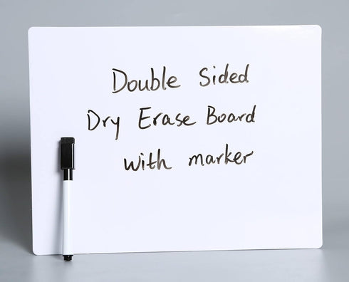 Dry Erase White Board for Student: 2-Pack Personal Whiteboard Lapboard for Kids, White Lapboard for Individual and School Supply...