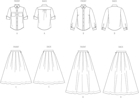 Vogue Misses' Two-Piece Dress Sewing Pattern Packet, Design Code V2007, Sizes 8-10-12-14-16, Multicolor...