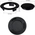 2 Inch Patio Table Umbrella Hole Ring Plug and Cap Keep Umbrella Pole Steady Sit Flush Lay Flat Snap Tight Hold Easy Place Protect Table Edge No W...