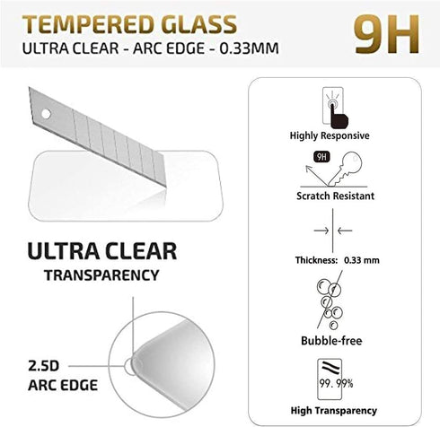 NEW'C 3 Pack Designed for Samsung Galaxy S20 FE / S20 FE 5G Screen Protector Tempered Glass, Case Friendly Anti Scratch Bubble Free Ultra Resistan...