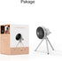 Portable Quiet Desk Fan - 3 Speeds Adjustable and Strong Wind Small Fan with 3 Light, USB Cooling Air Circulator, Battery Powered Rechargeable Tab...