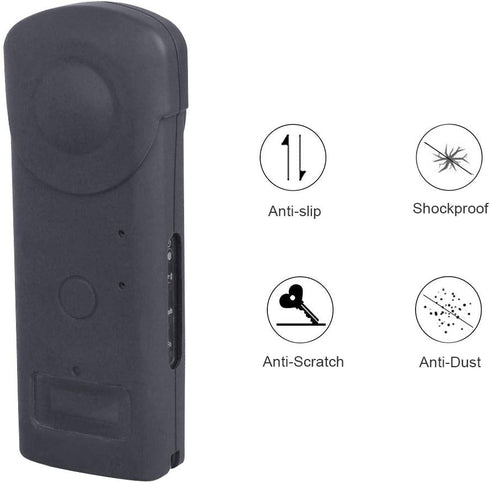 Portable Silicone Case for Ricoh Theta Z1 360 Degree Camera?Skin for Ricoh Theta Z1 Waterproof Protection (Black)...
